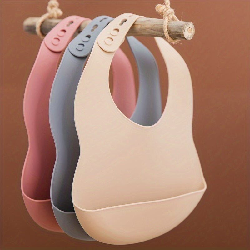 Bavoirs pour bébé, unis de couleur unie à motif vierge — Monptitlou