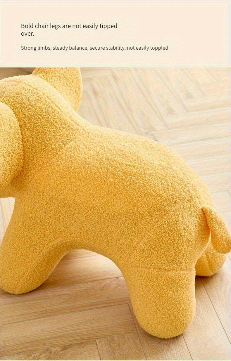Chaise Éléphant en Laine d'Agneau pour Salon ou Chambre — Monptitlou