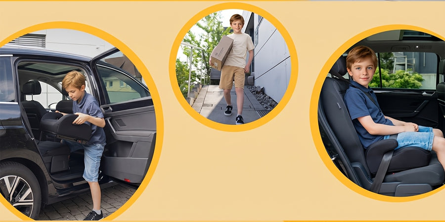 Siège rehausseur de voiture pour enfant I-Size ECE R129 avec ISOFIX — Monptitlou