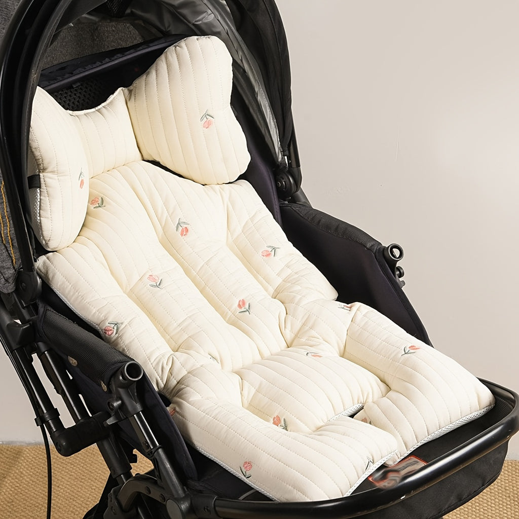 Coussin épais pur pour poussettes, porte-bébés et chaises hautes — Monptitlou