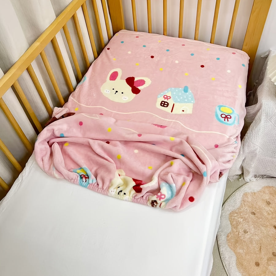 Drap-housse en peluche pour bébé, couvre-matelas épais — Monptitlou