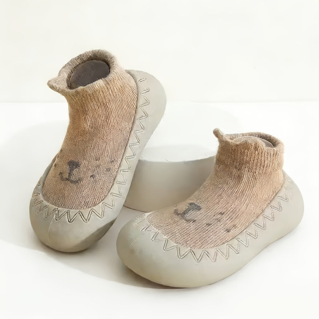 Paires chaussures et chaussettes pour premiers pas Tongsen Tongma — Monptitlou