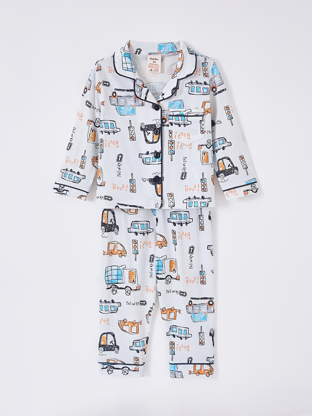 Ensemble de pyjama dinosaure pour garçon, 2 ensembles/4 pièces — Monptitlou