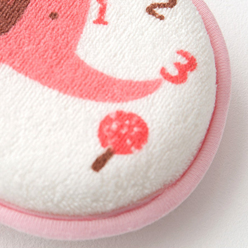 Éponge de bain en coton adorable avec éléphant de dessin animé — Monptitlou