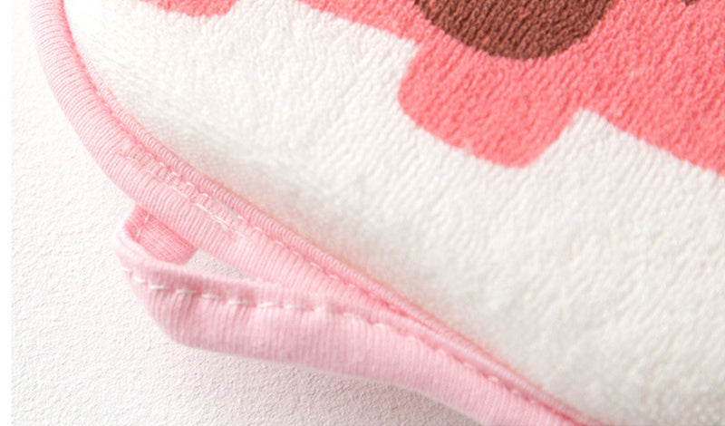 Éponge de bain en coton adorable avec éléphant de dessin animé — Monptitlou