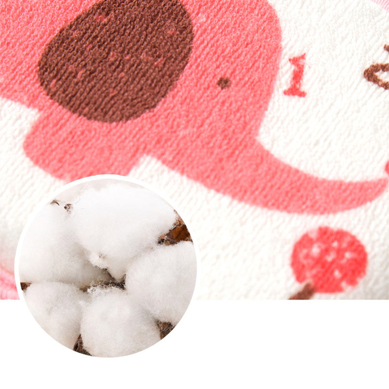 Éponge de bain en coton adorable avec éléphant de dessin animé — Monptitlou