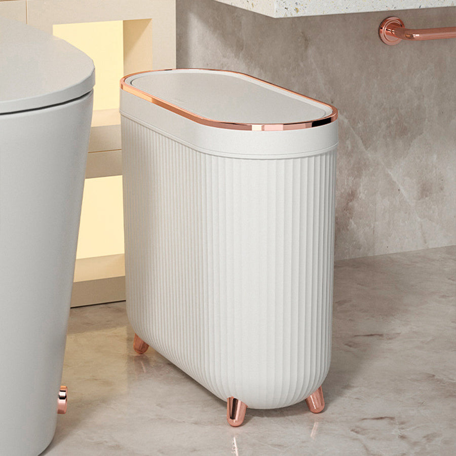 Nouvelle Poubelle de Luxe 12L à Pédale pour Salle de Bain, Cuisine — Monptitlou