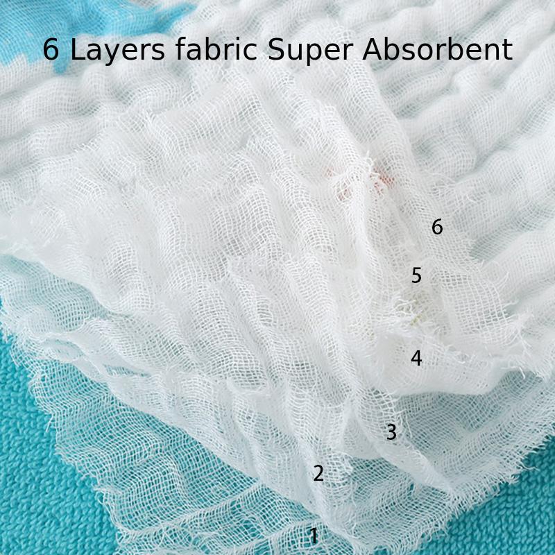 Mouchoirs de Bain en Mousseline pour Bébé, Chiffon Doux pour le Visage — Monptitlou