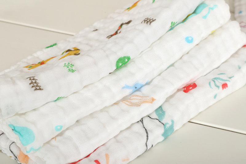 Mouchoirs de Bain en Mousseline pour Bébé, Chiffon Doux pour le Visage — Monptitlou
