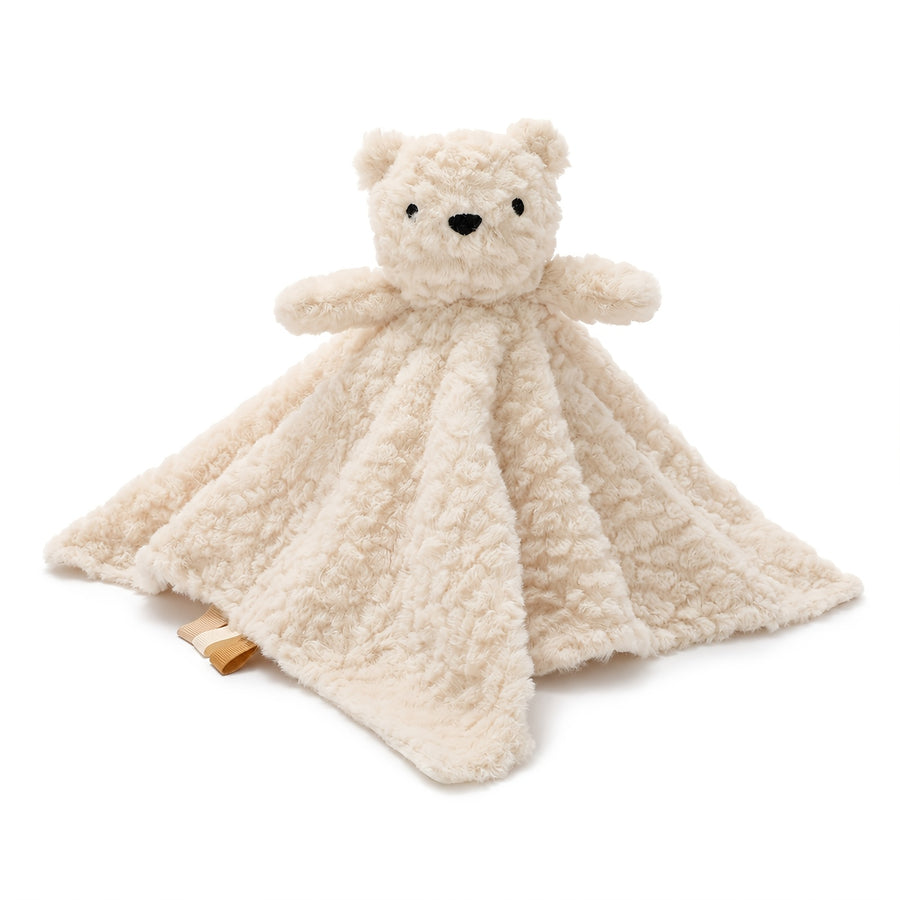Adorable jouet apaisant pour bébé ours brun — Monptitlou