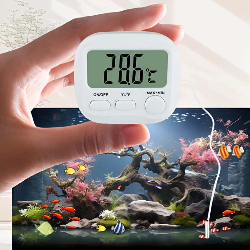 Thermomètre d'aquarium numérique à écran déporté — Monptitlou
