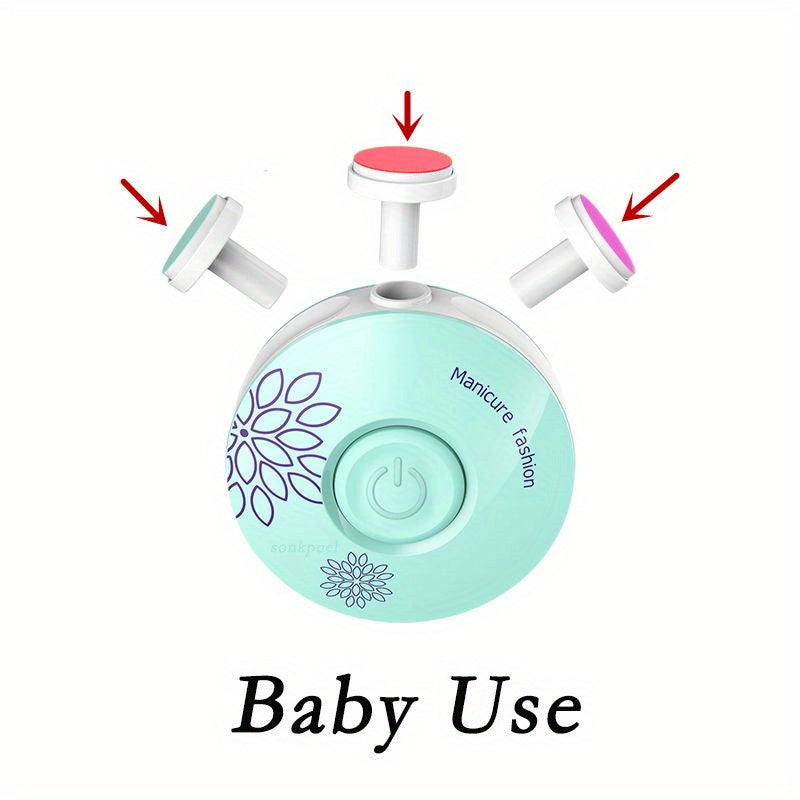 Coupe-ongles électrique pour bébé, polisseur d'ongles pour enfant — Monptitlou