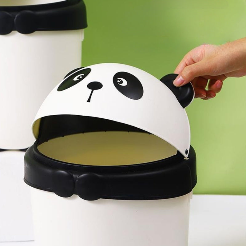 Poubelle Panda avec Couvercle Rabattable — Monptitlou Image
