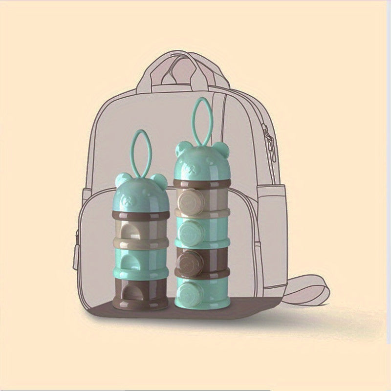 Doseur de lait en poudre portable à 4 étages