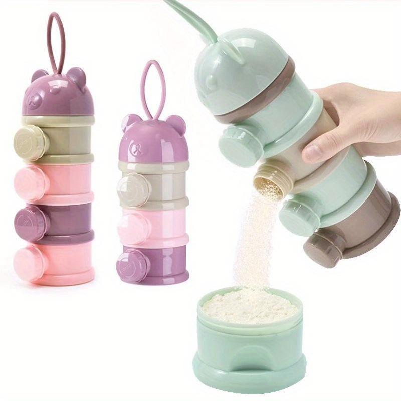 Boîte à Lait en Poudre Portable pour Bébé à Quatre Étages — Monptitlou Image