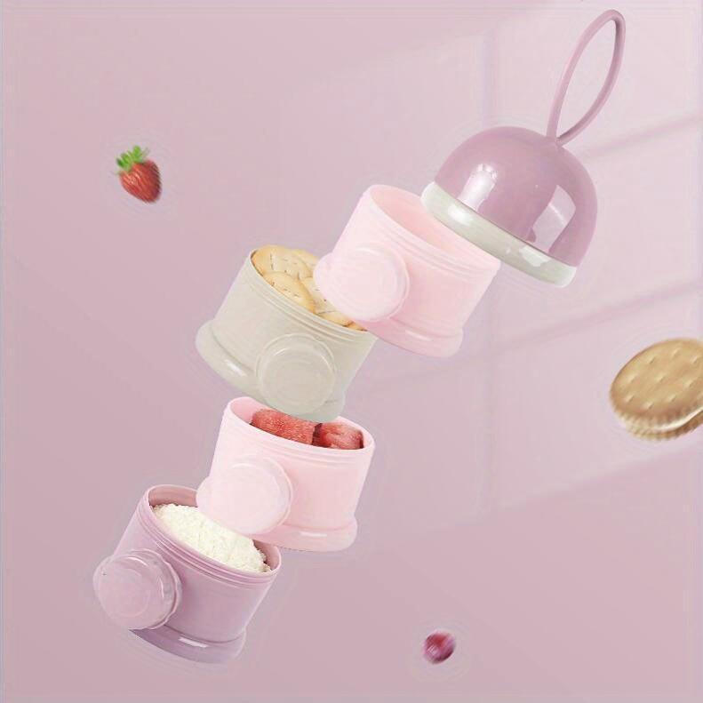 Boîte à Lait en Poudre Portable pour Bébé à Quatre Étages — Monptitlou