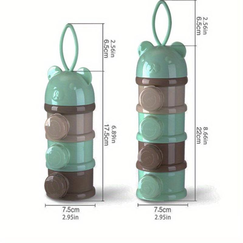 Boîte à Lait en Poudre Portable pour Bébé à Quatre Étages — Monptitlou