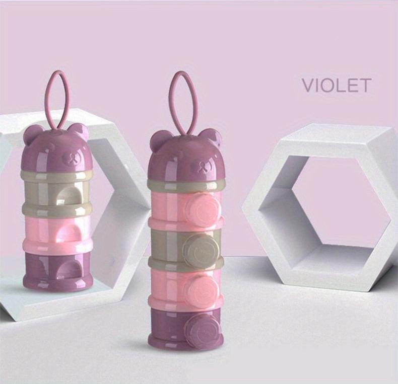 Boîte à Lait en Poudre Portable pour Bébé à Quatre Étages — Monptitlou