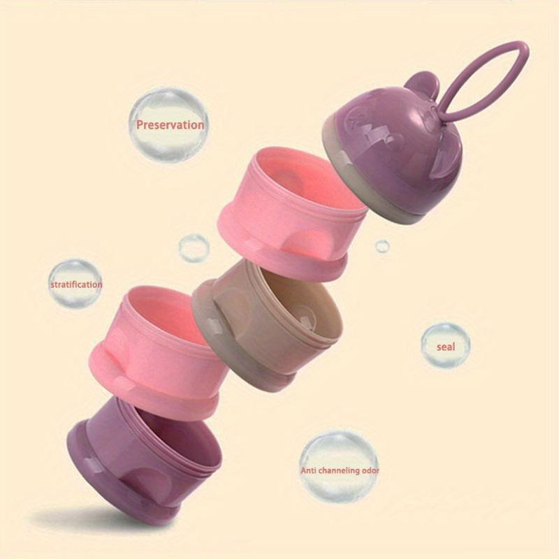 Boîte à Lait en Poudre Portable pour Bébé à Quatre Étages — Monptitlou