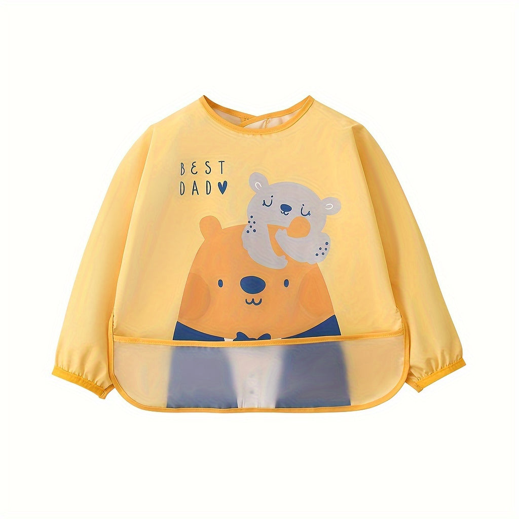 Tablier à Manches Longues pour Bébé Protège les Vêtements de Votre — Monptitlou