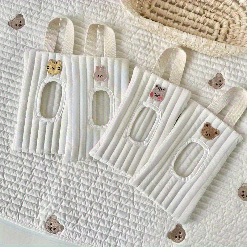 Étui pour lingettes humides style coréen Ins Cute Animal