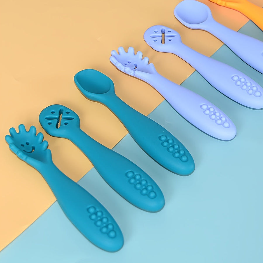 [Cuillères en silicone] 1 Ensemble de 3 Cuillères en Silicone pour — Monptitlou