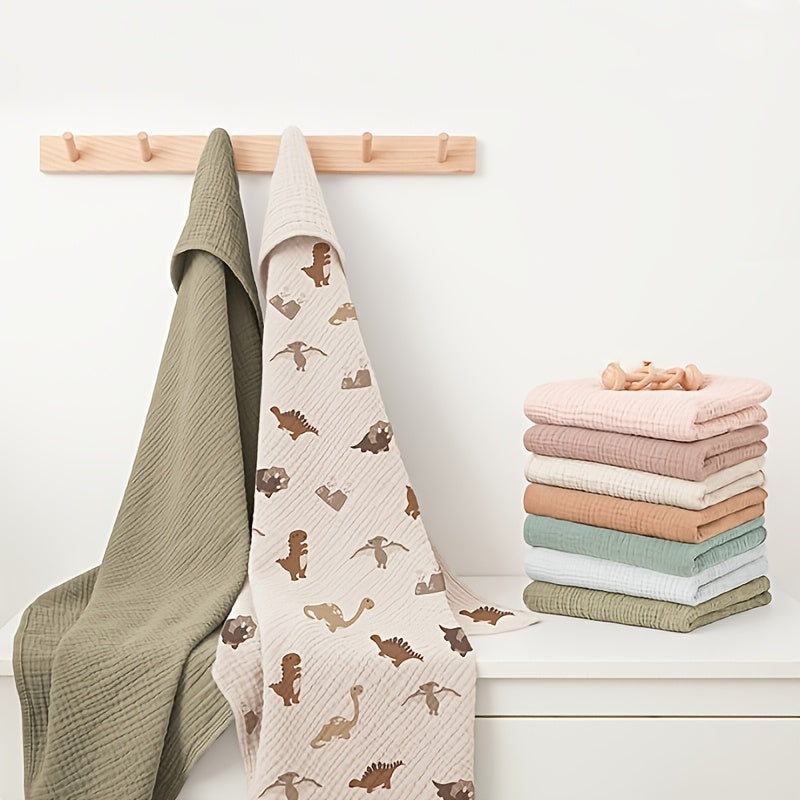 Serviettes de bain à capuche pour nouveau-né 100 % mousseline de coton — Monptitlou Image