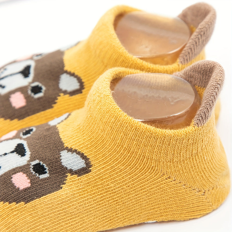 12 paires de chaussettes antidérapantes pour jeunes — Monptitlou