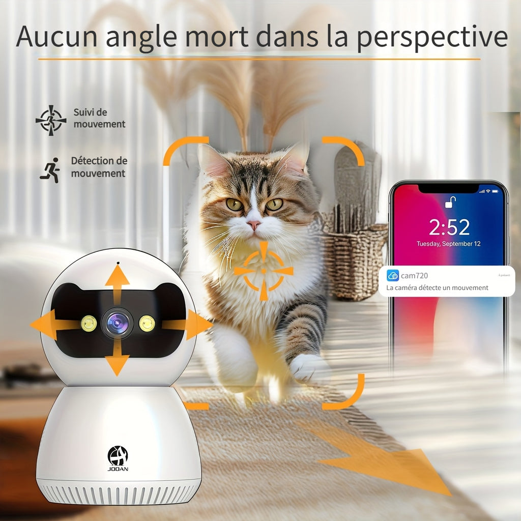 Caméra de sécurité domestique sans fil Wifi 2.4G/5G — Monptitlou