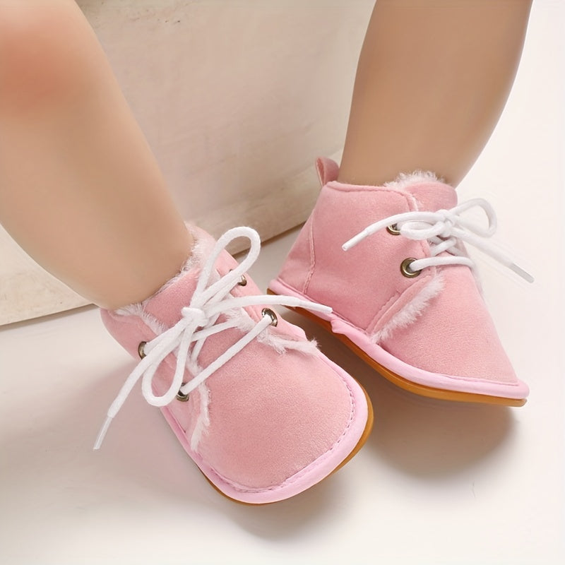 Chaussures d'Hiver pour Enfants 0-18 Mois Semelle Souple Doublure — Monptitlou