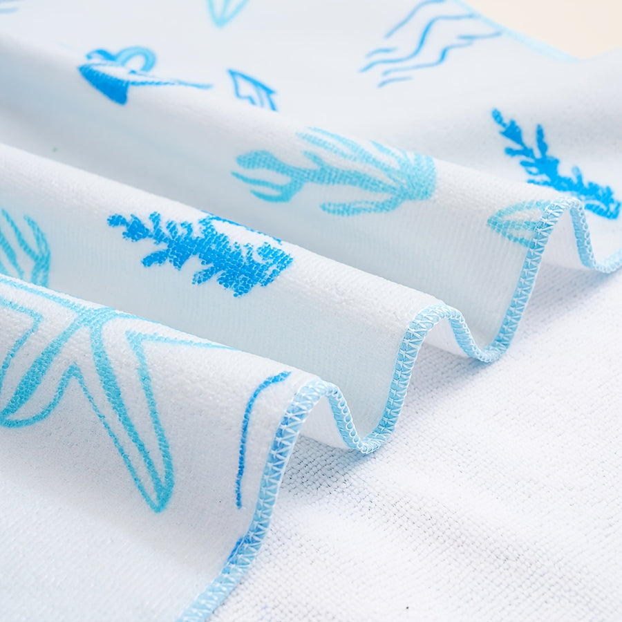 De serviette de bain colorée pour enfants avec capuche, séchage rapide — Monptitlou