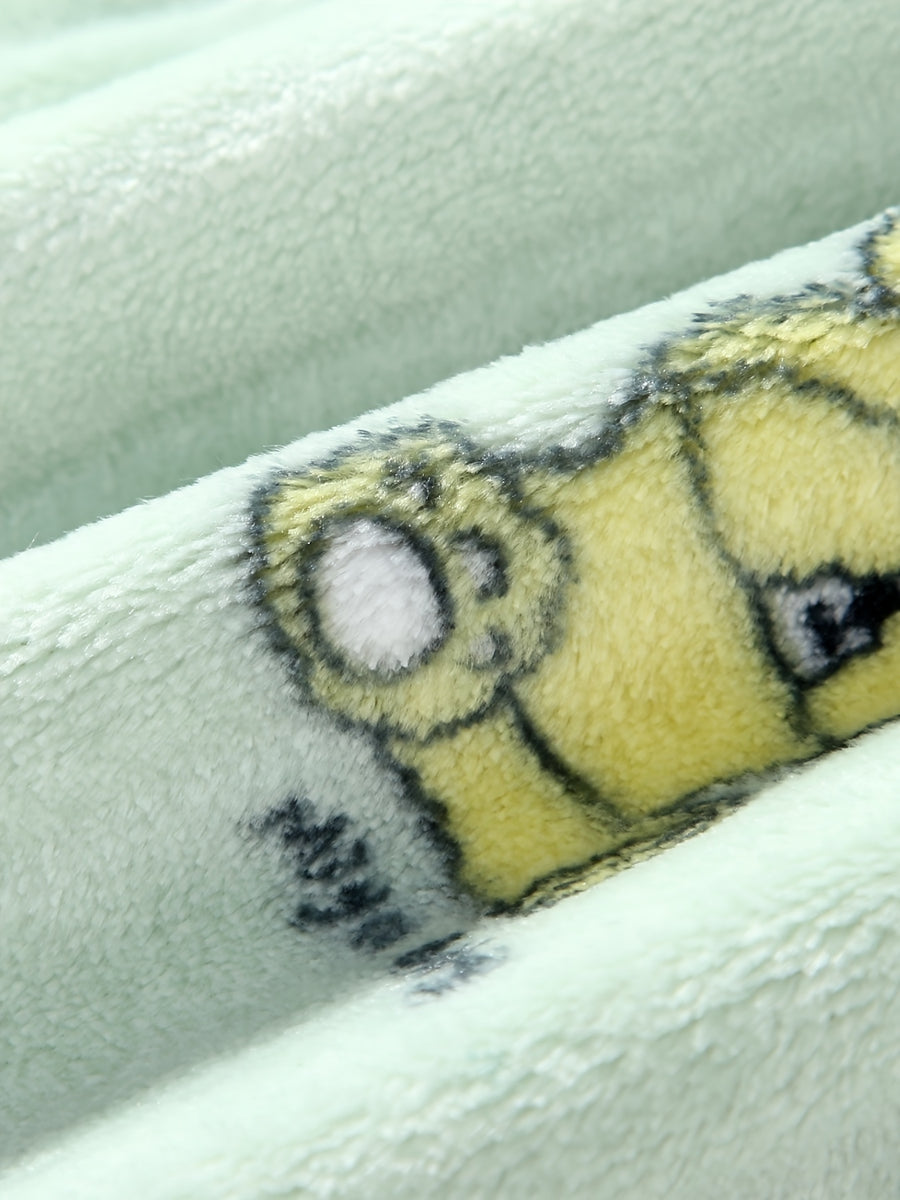 Ensemble deux pièces en flanelle épaisse à motif ours mignon pour — Monptitlou