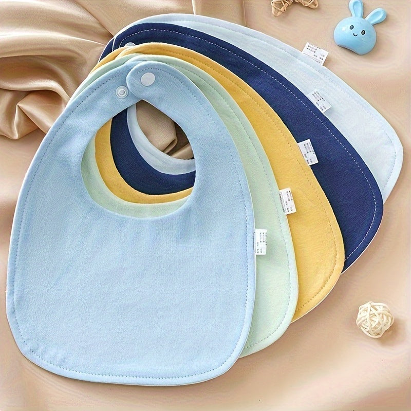 Bavoir Bébé Doux en Forme de U Réglable Bavoir Nouveau-né — Monptitlou