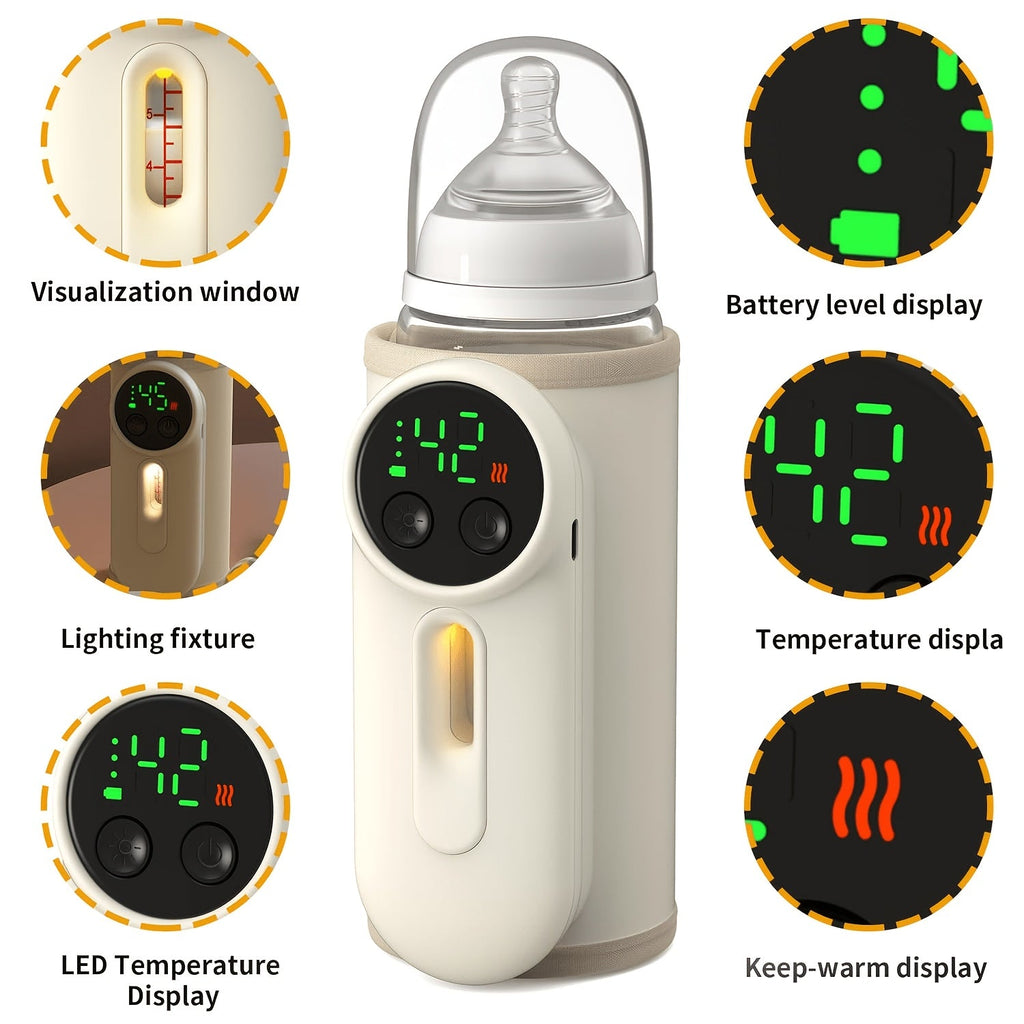Chauffe-biberon portable avec batterie 8000 mAh — Monptitlou