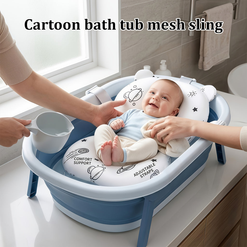 Coussin de siège de support de bain pour nouveau-né avec oreilles — Monptitlou