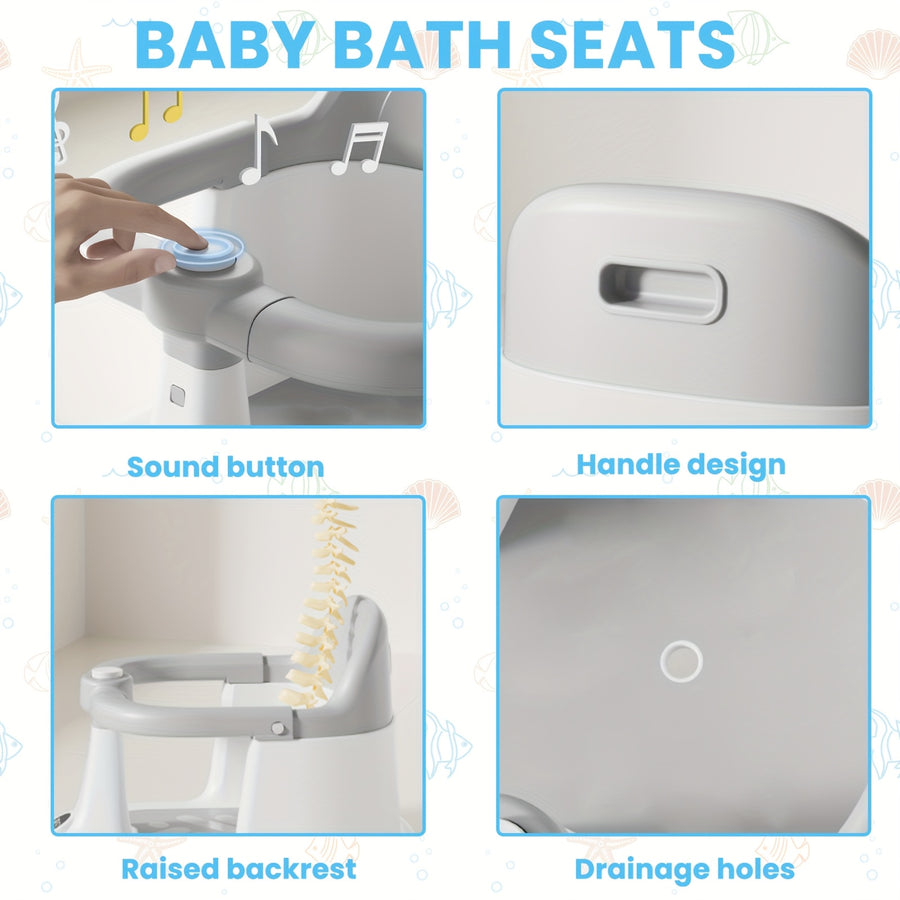 Siège de bain bébé pivotant à 360°, photo 14