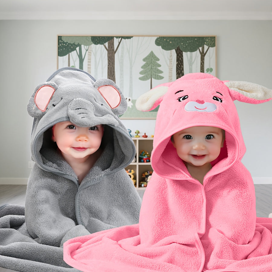 Serviettes Cape Forme Animal Bébé/Enfants, avec Serviettes à Capuche — Monptitlou