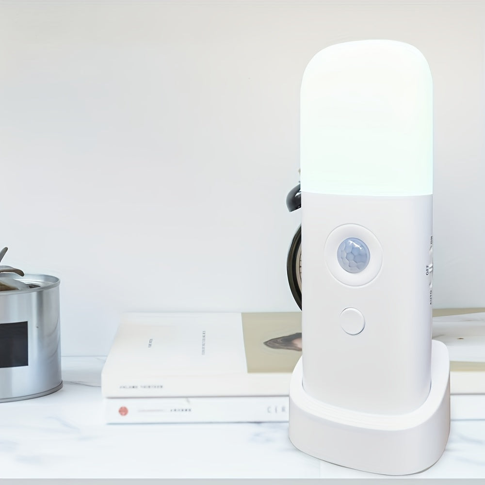 Lampe de nuit à détection de mouvement LED, 1 pc, USB rechargeable — Monptitlou Image