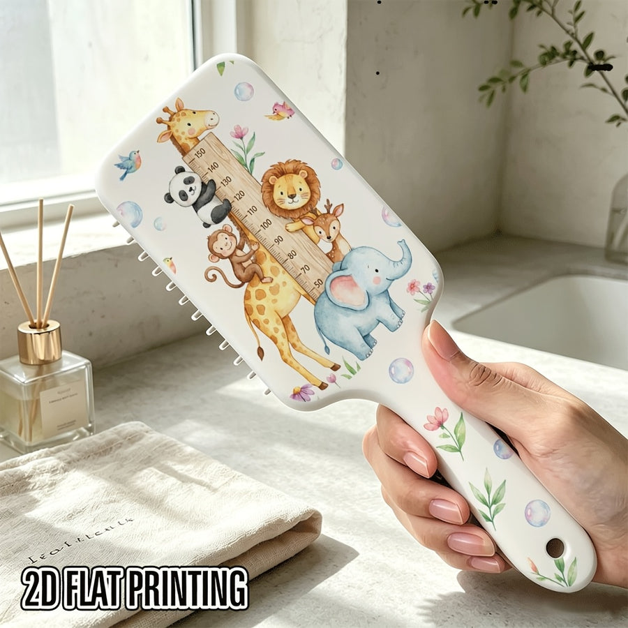 Peigne à poils pour bébé animal avec base rembourrée et brosse — Monptitlou