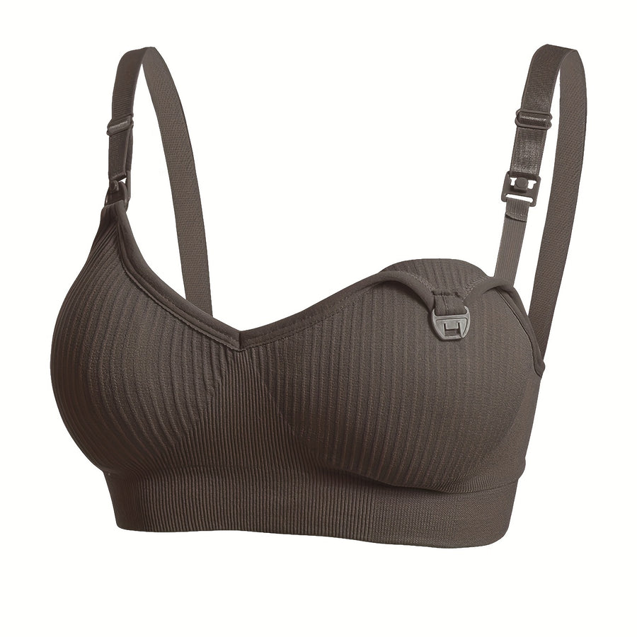 Soutien-gorge d'allaitement sans couture, rose — Monptitlou