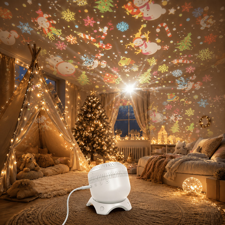 Lampe de projection 8 en 1 avec huit effets lumineux dynamiques de — Monptitlou