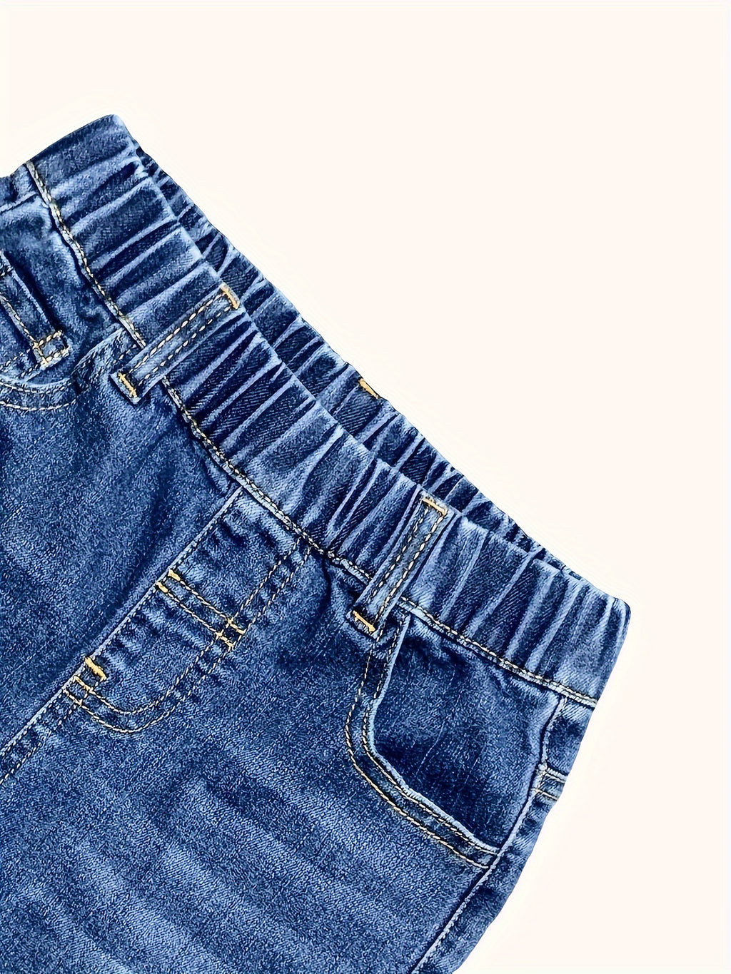 Pantalon en jean stretch pour garçon, style printemps/automne — Monptitlou