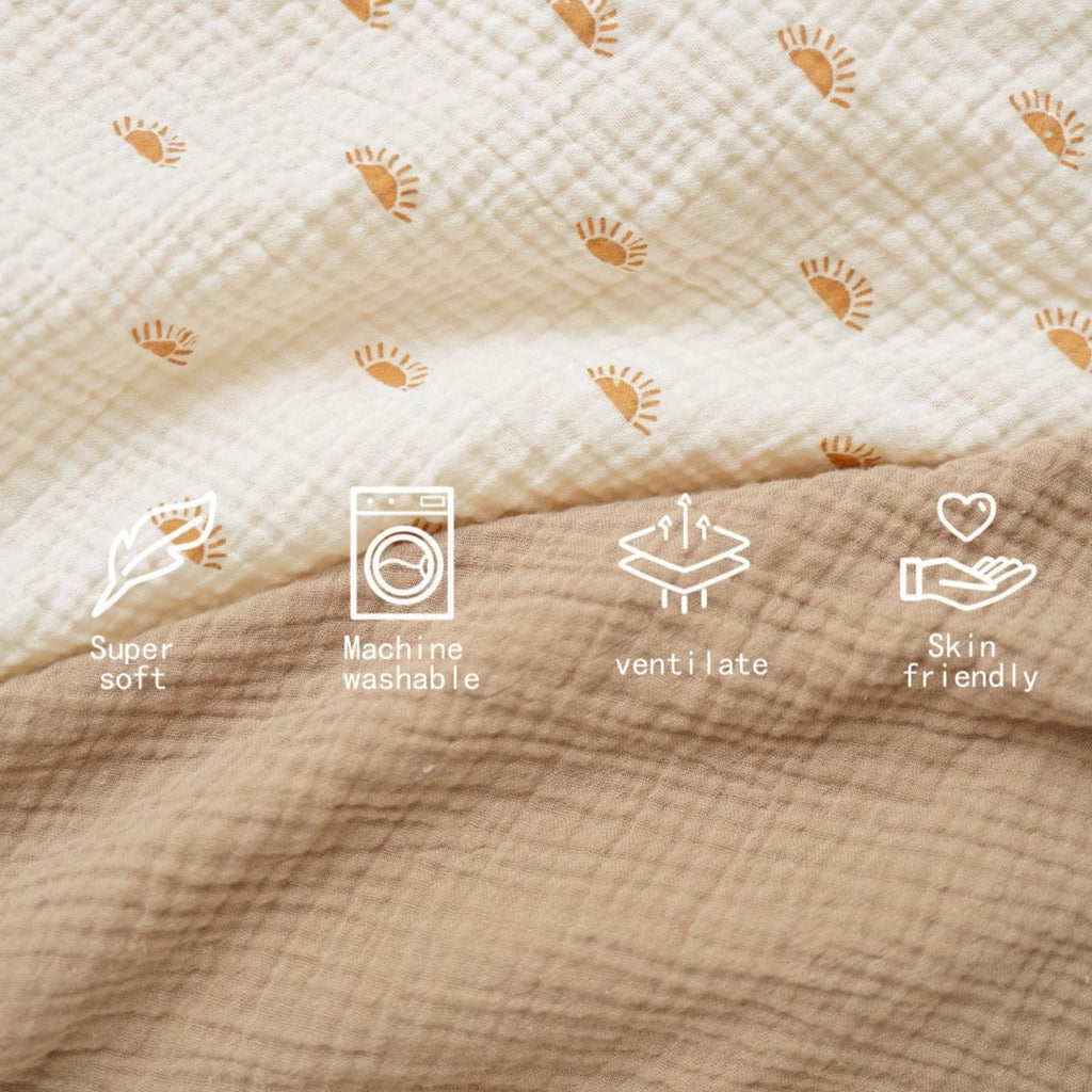Parure de drap de lit bébé 2 pièces, couvre-lit de bébé — Monptitlou