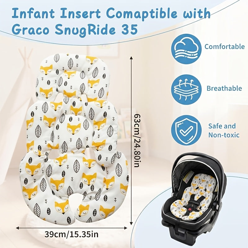 Coussin double face pour siège de sécurité enfant — Monptitlou