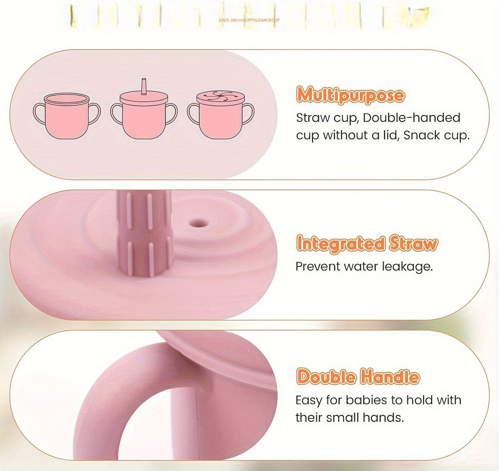 Ensemble d'alimentation pour bébé en silicone, 10 pièces — Monptitlou
