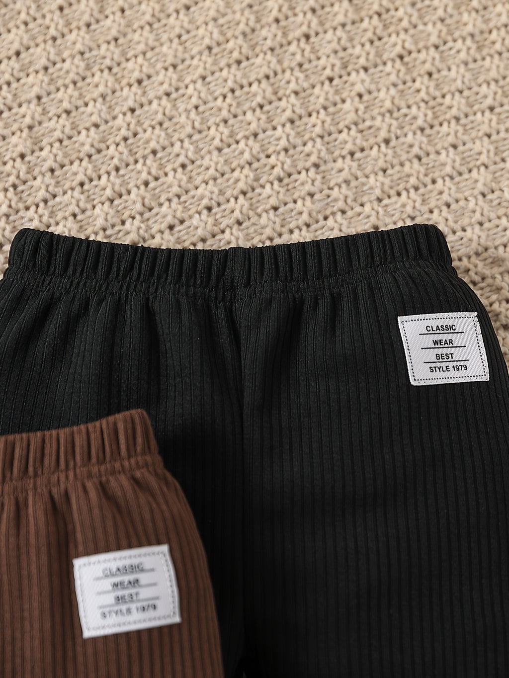 Ensemble 3 pièces d'automne-hiver pour garçons : pantalons longs — Monptitlou