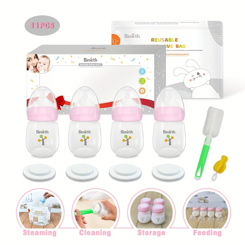 Bouteilles roses avec fonctions multiples pour l'alimentation — Monptitlou