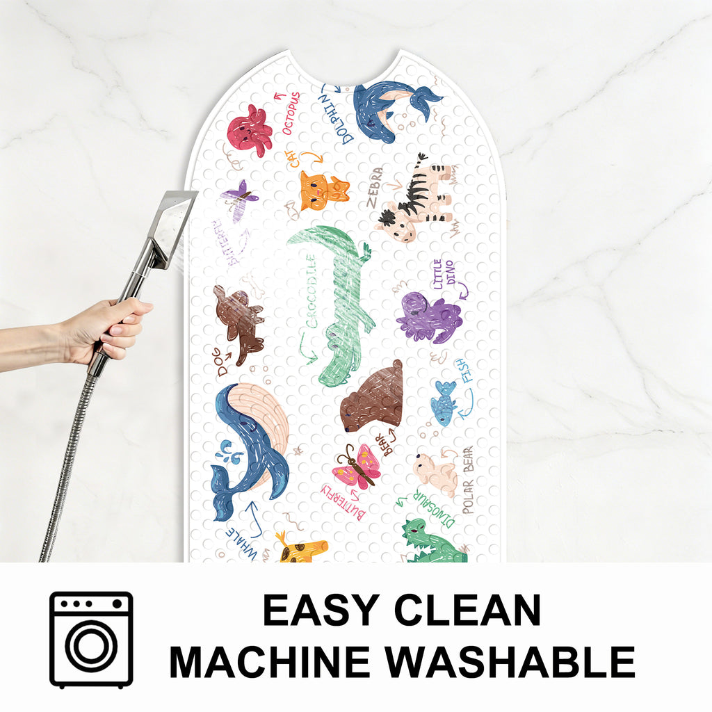 [Tapis antidérapant massant] Tapis de bain ovale antidérapant avec — Monptitlou