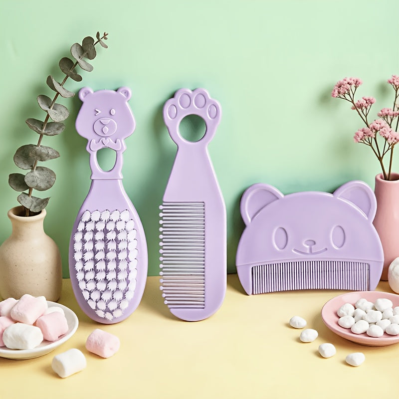 Brosse à cheveux bébé ours mignon — Monptitlou