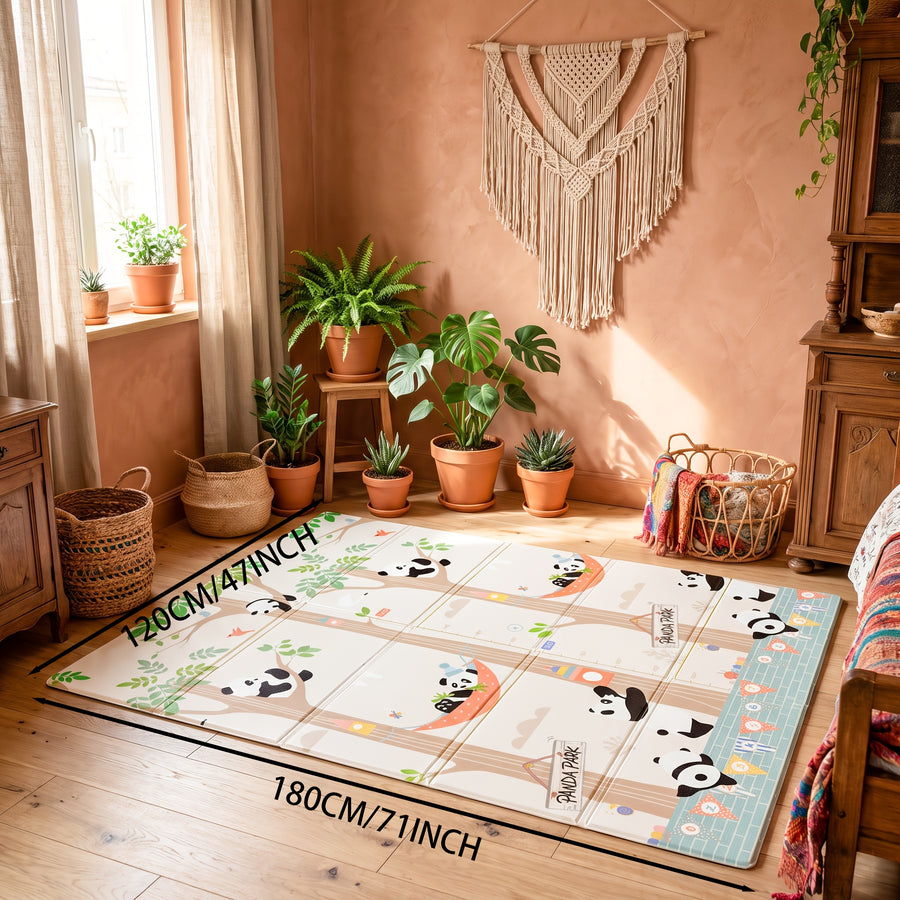 Tapis de jeu 200x180cm Utilisation double face Mousse XPE Surface — Monptitlou